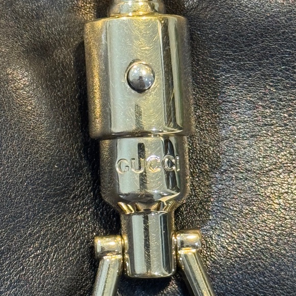 GUCCI: All Leather Black Jackie Hobo, Vintage - Picture 5 of 16